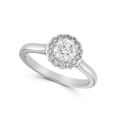 Diamond Halo Ring
